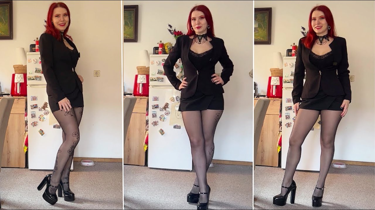Watch Me Build an Outfit - Different Tights 🖤 ✨