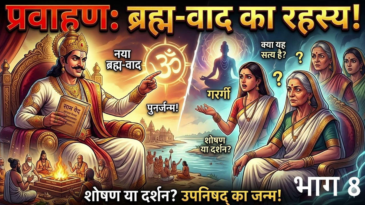 प्रवाहण भाग 8: क्या पुनर्जन्म एक राजनैतिक जाल था? उपनिषदों का जन्म Volga Se Ganga #philosophy #myth