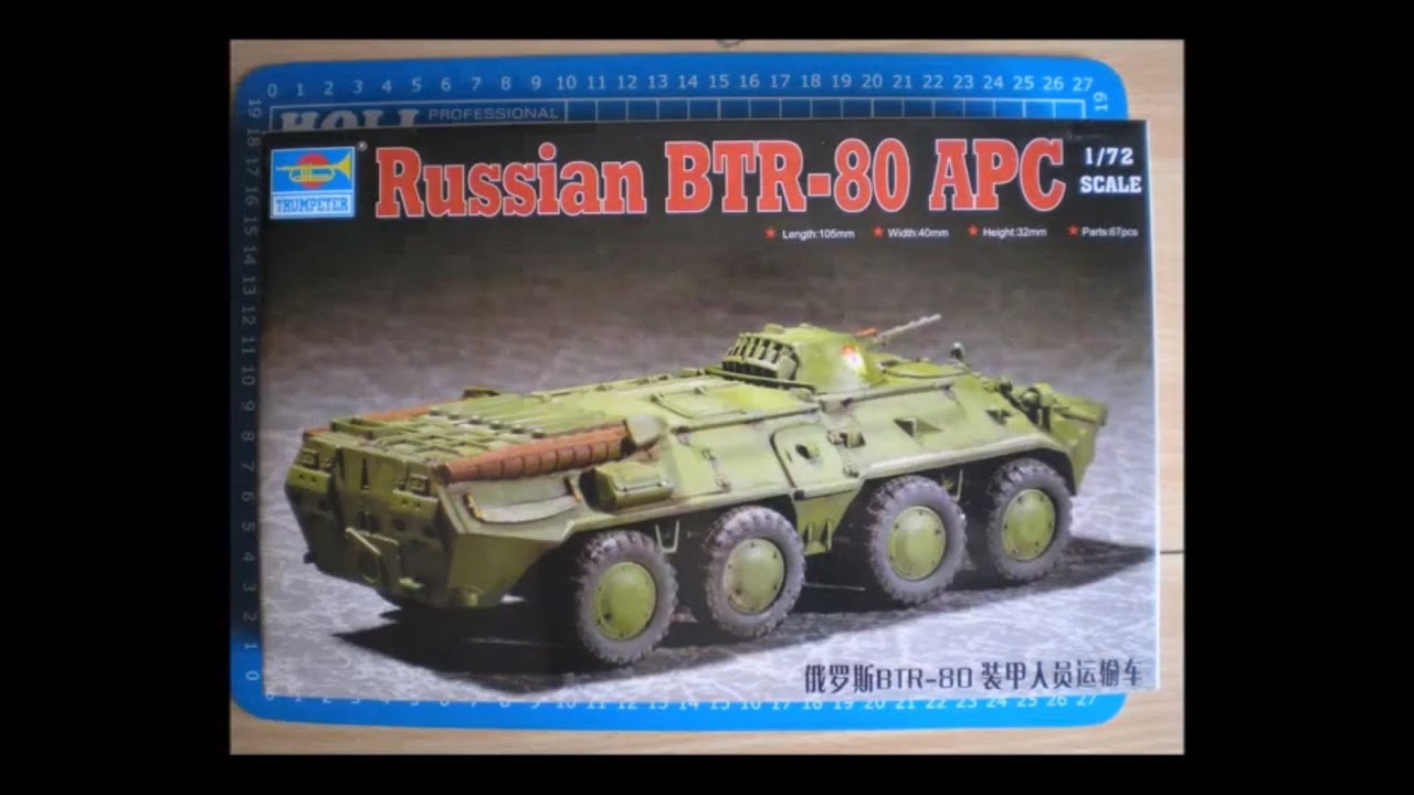 Trumpeter 1/72 BTR-80 APC  - Inbox Review