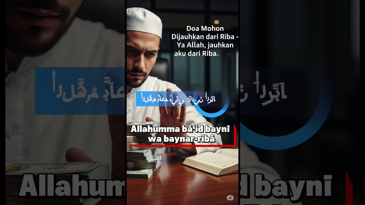 Doa MOHON DIJAUHKAN DARI RIBA #shortsvideo
