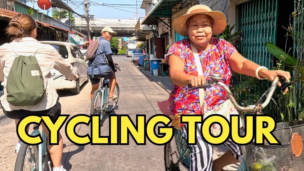 The BEST CYCLING TOUR in Bangkok, Thailand 🇹🇭