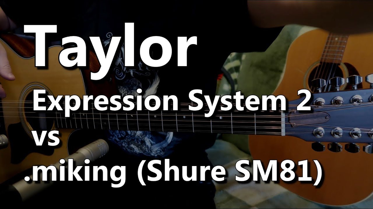 Taylor Guitars Expression System 2 vs Shure SM81