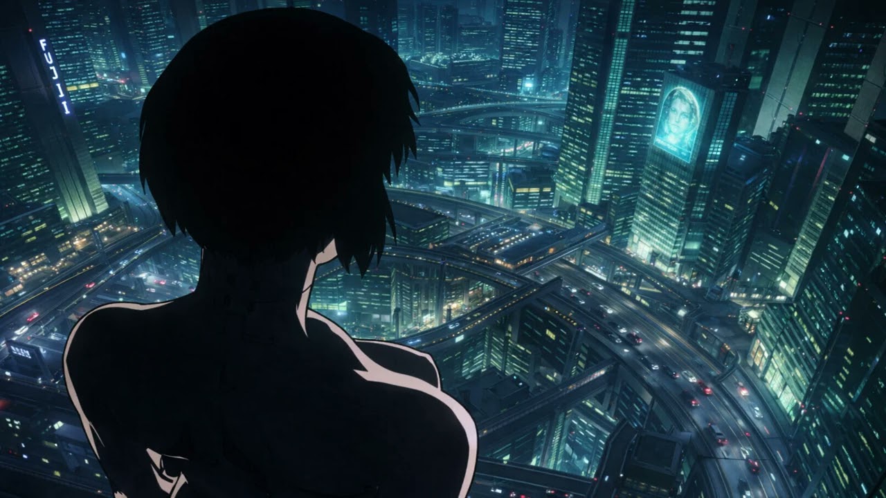 Last Neon Reflection | GITS - SYNTHWAVE DARK MIX | Cyberpunk | Anime