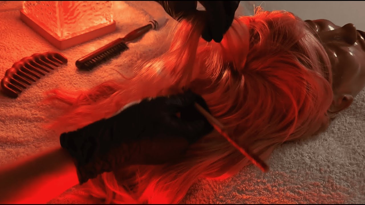 ASMR Scalp Check & Hair Treatment 💆‍♀️ No Talking | Scalp Massage + Scratching (30min)