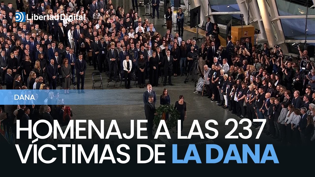 Funeral de Estado en Valencia a las víctimas de la DANA en su primer aniversario