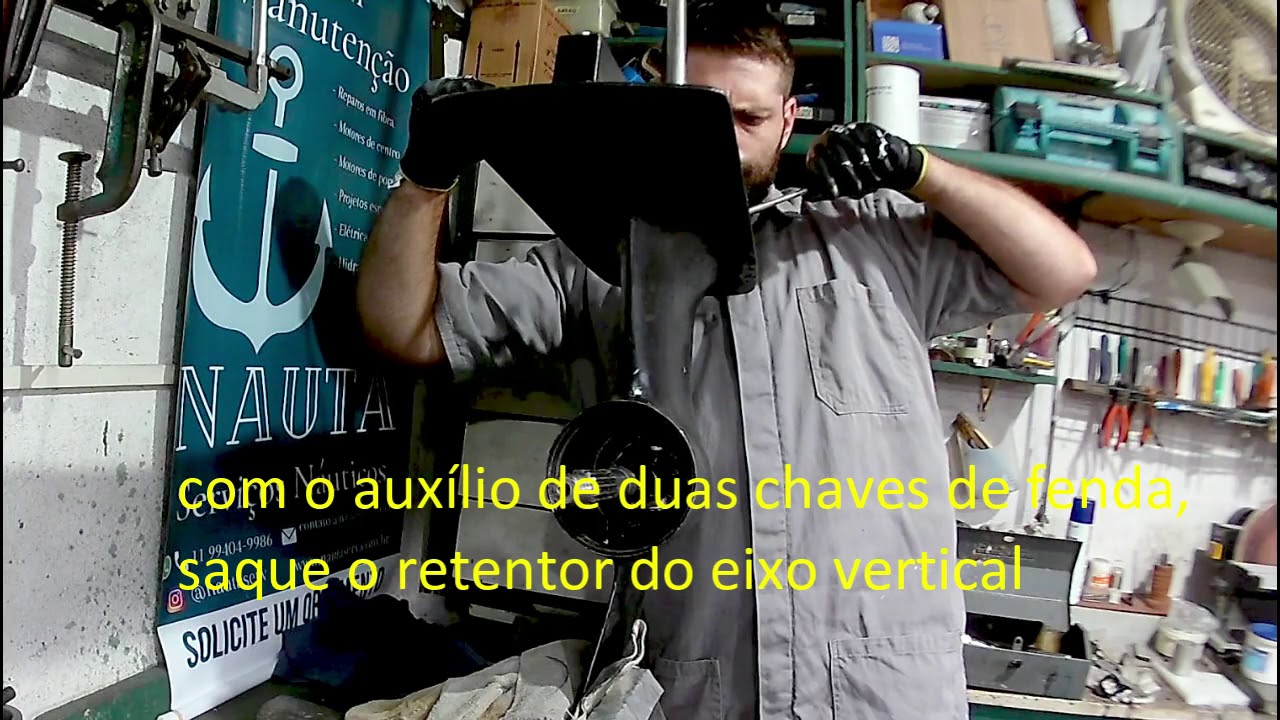 Desmontagem Rabeta Mercury 200~250
