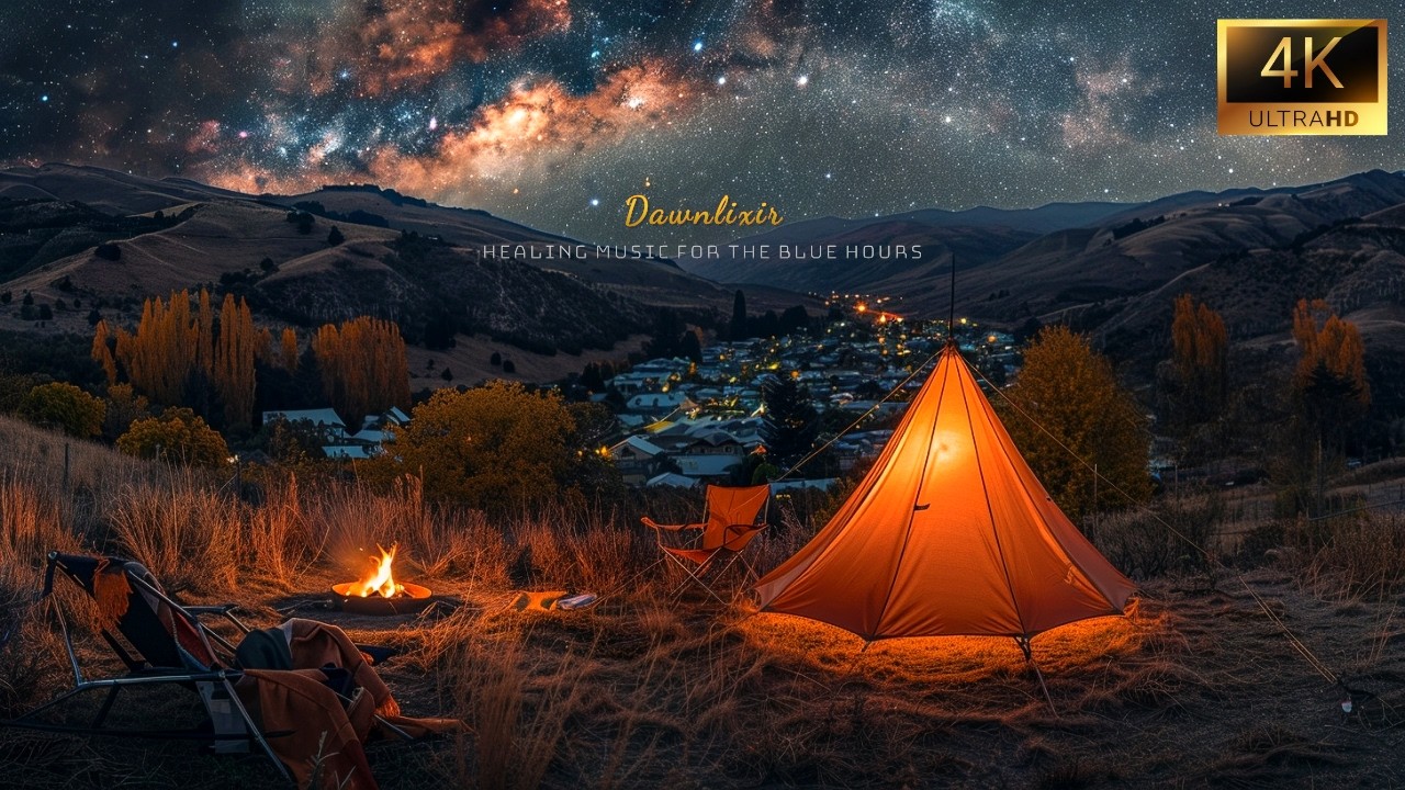 Blue Hour Milky Way Autumn Forest | Mysterious Dawn Elixir to Heal Your Soul