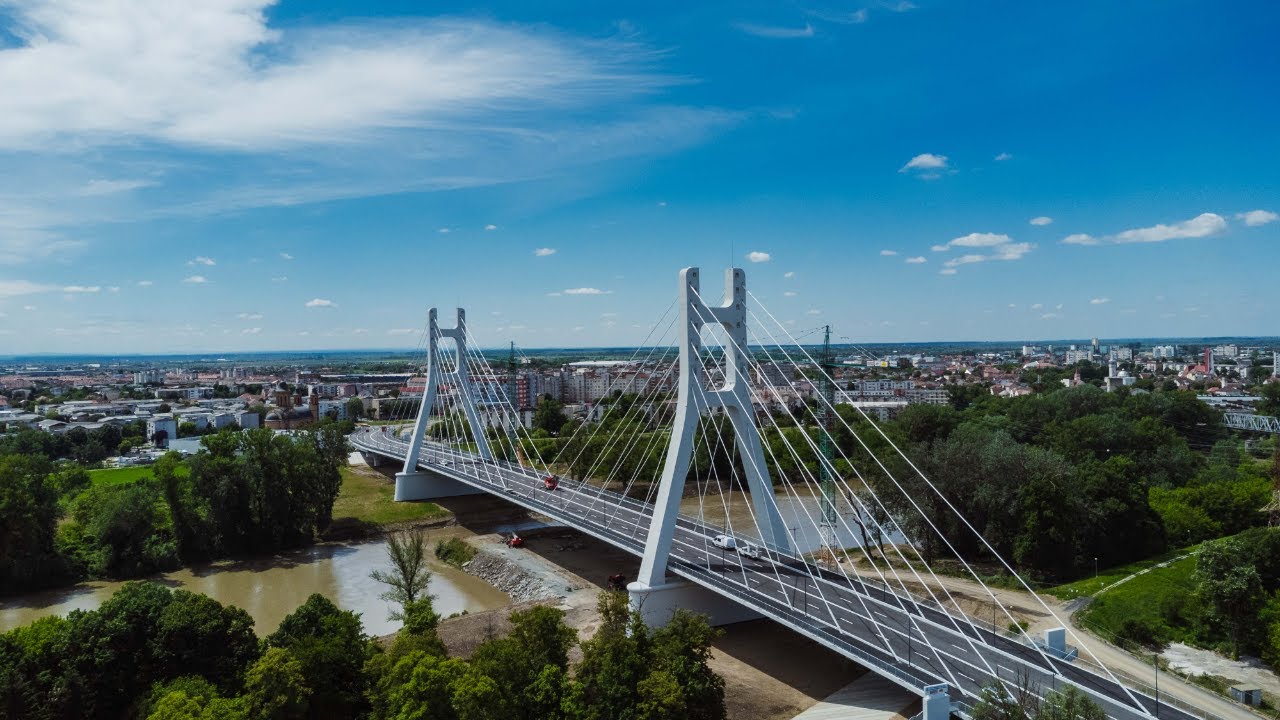 Podul Hobanat Satu Mare - PODUL TRANSILVANIA - Gata Pentru Deschidere