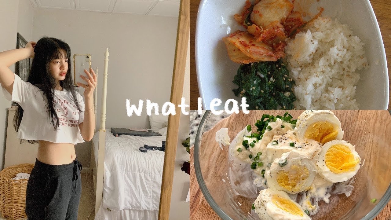 What I eat in a week as High School Student 🥐quarantine diet diary (homemade bubble tea & senior)