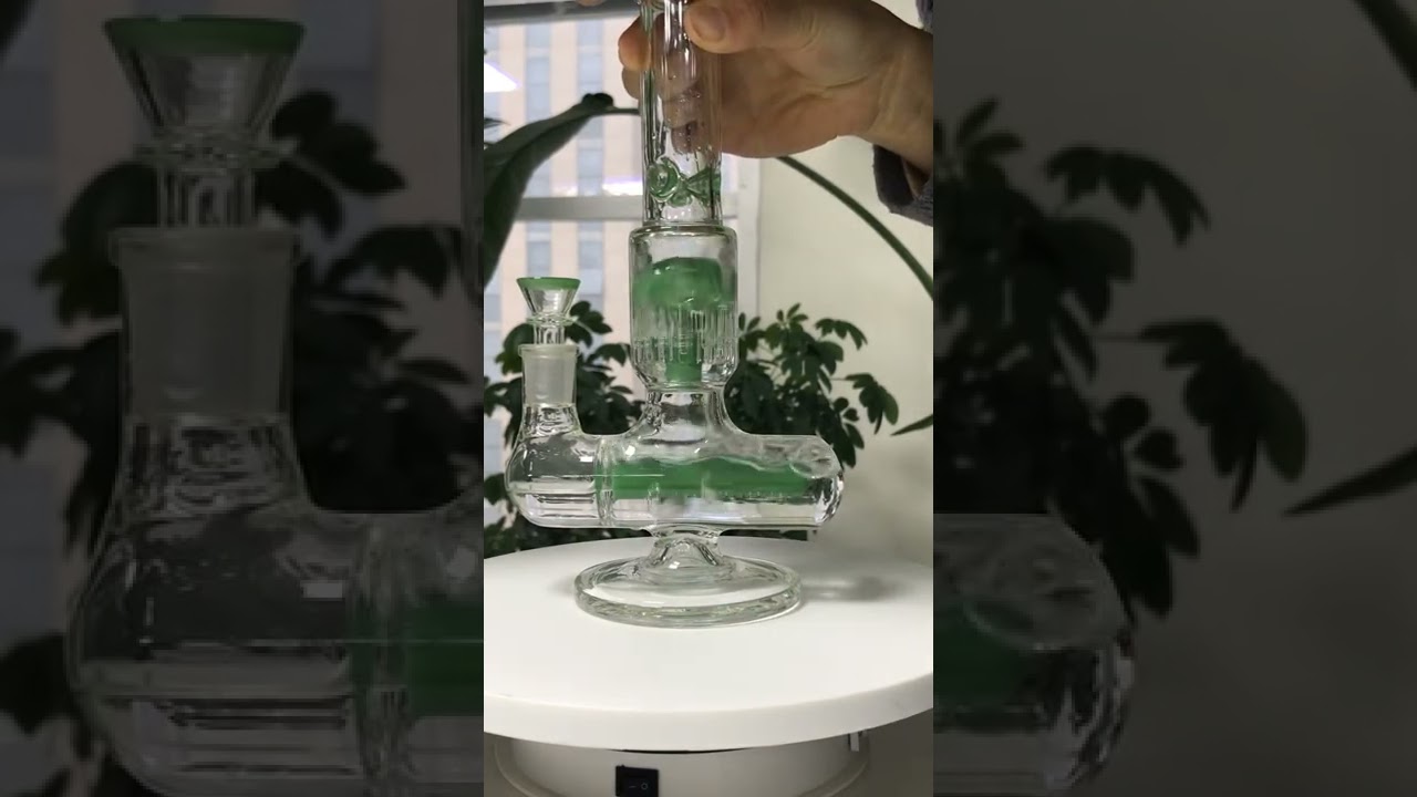 Double bubble perc #dabrig #glassbong #glasspipes #waterpipe #retail #wholesale #beaker