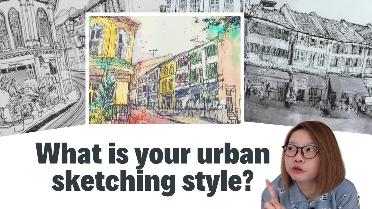 What are the different Urban Sketching styles?