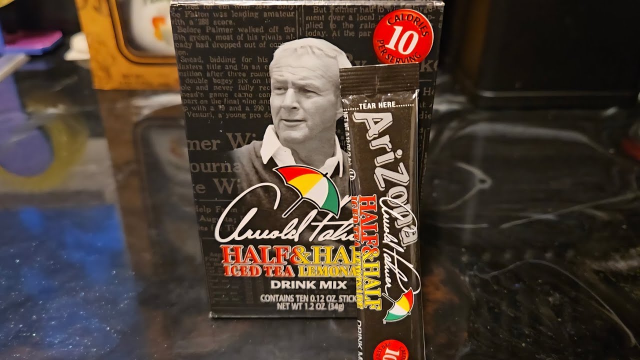 Arizona Arnold Palmer Half & Half Iced Tea Drink Stix- Taste Test and Review 