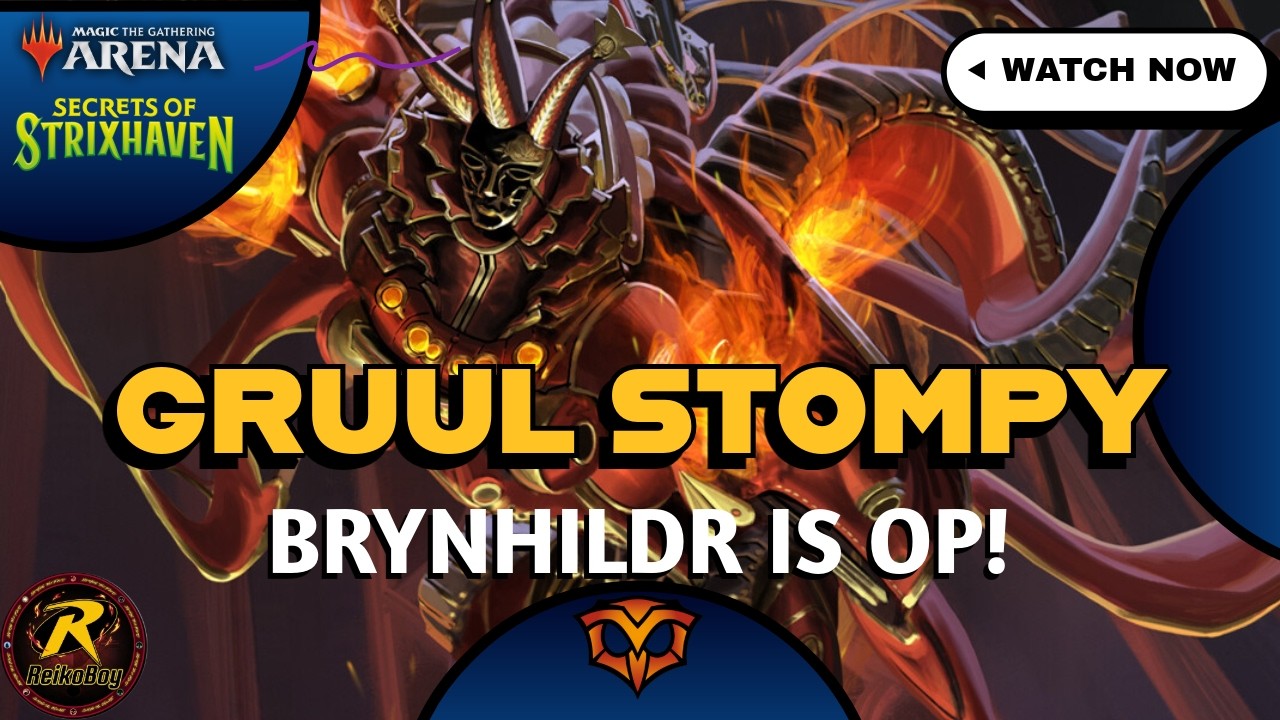 🔴🟢 GRUUL AGGRO BO3 ★ SUMMON BRYNHILDR IS A TANK | MTG Arena | Magic: The Gathering