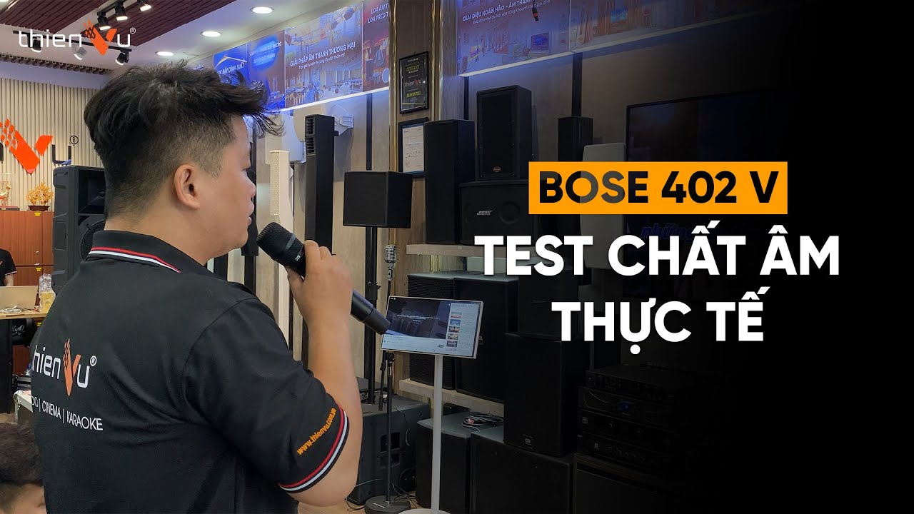 Test Âm Thực Tế Bộ Loa Karaoke Gia Đình Cao Cấp BOSE 402 V | Chia Sẻ Cách Phối Ghép Phù Hợp !