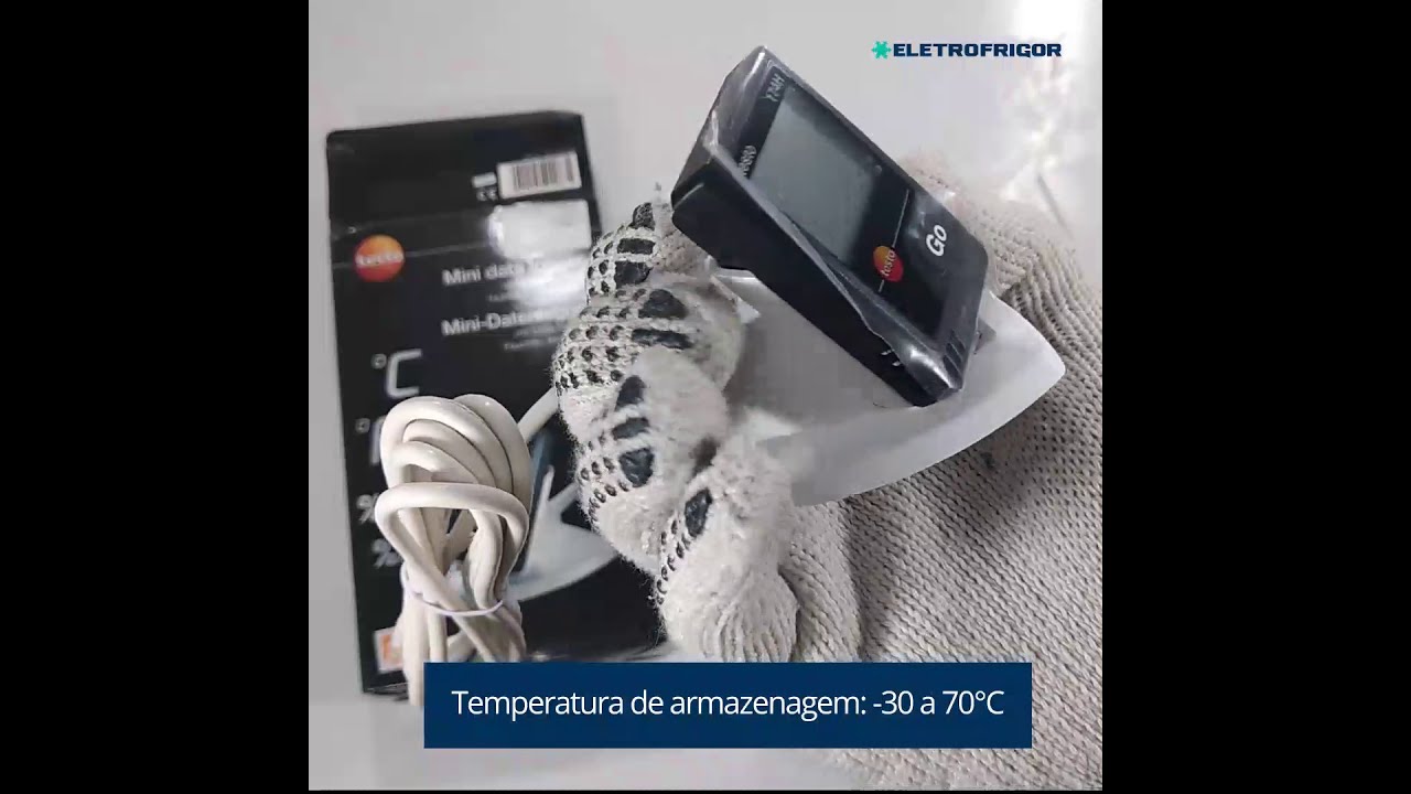 Kit termômetro Higrômetro Digital Testo 174-H - Eletrofrigor Produtos