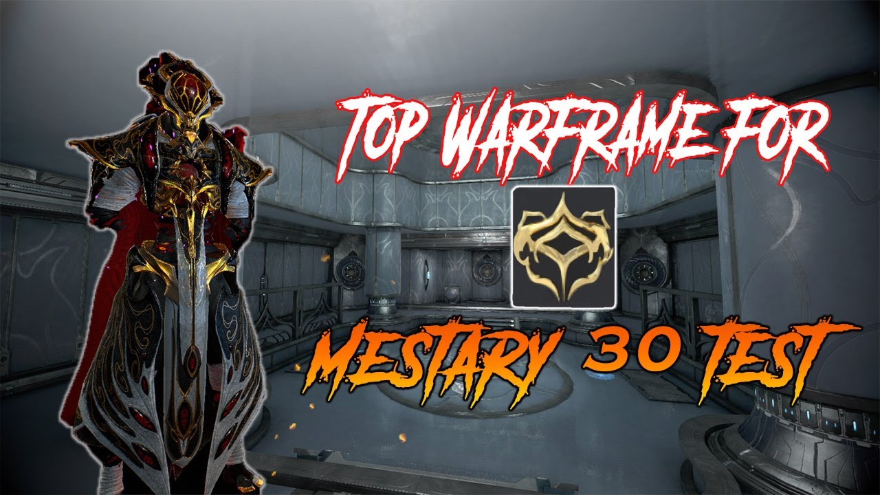 Best Warframe to pass MR 30 Test || Warframe