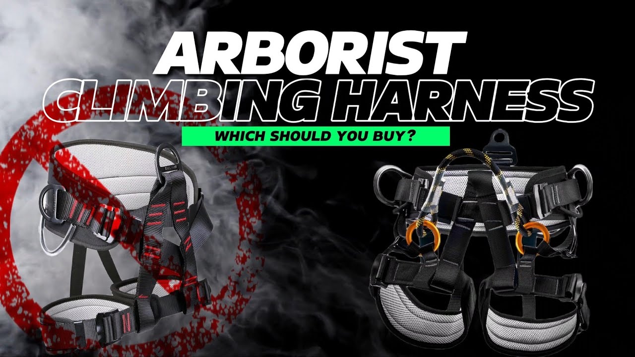 Cheap Amazon Climbing Harness #arborist #arblife #stihl #treelife #treeclimber #treeclimbing