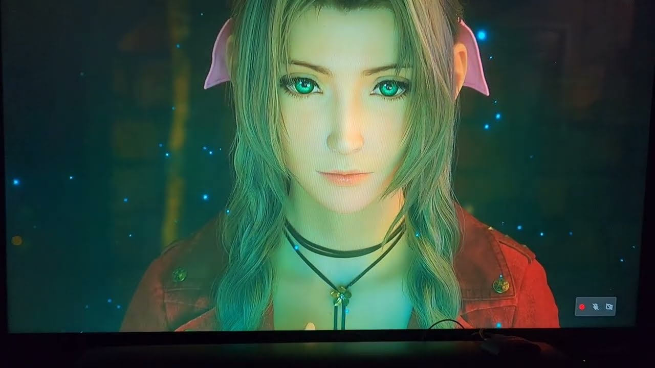 The Final Fantasy VII demo on Xbox X (sorry for lack of tech...)