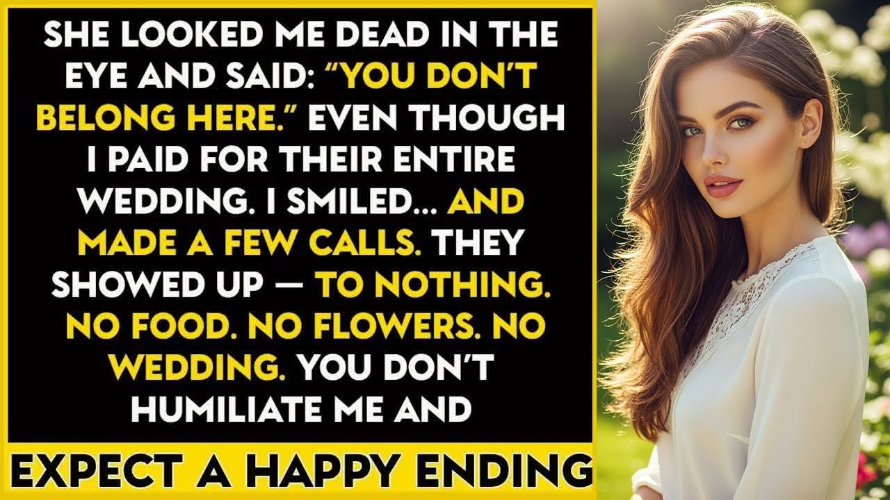 At My Brother's Wedding, His Bride Told Me to Leave—So I Canceled All the Wedding Payments And