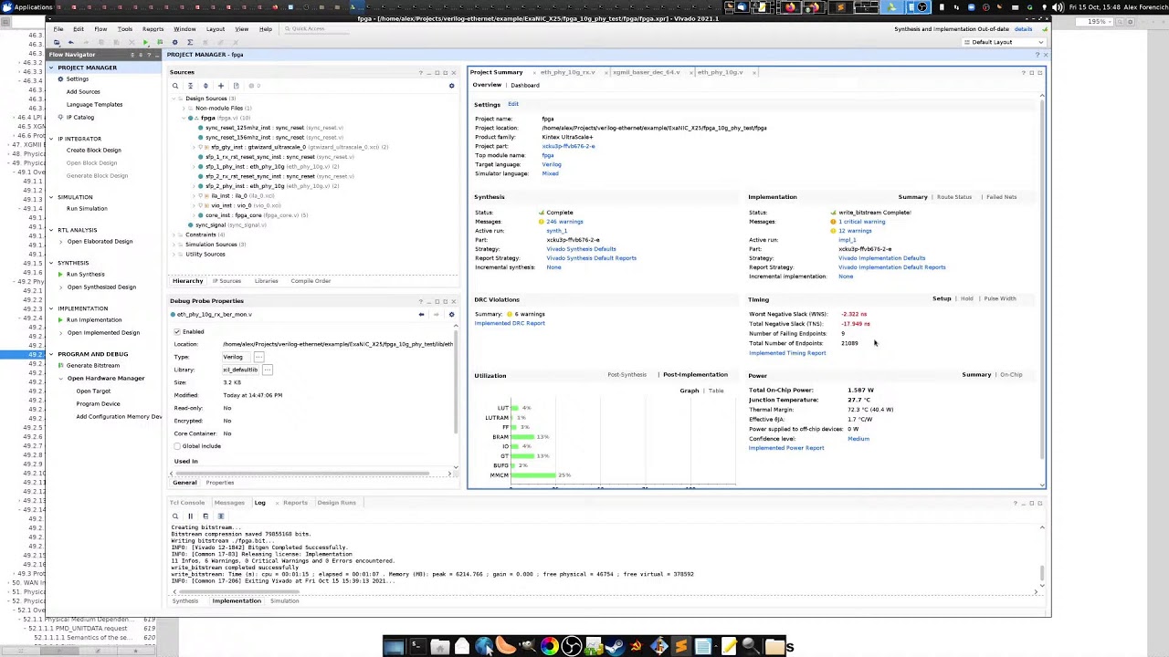 FPGA Dev Live Stream: 10G PHY, 64b/66b, and DFE: Building a Transceiver Watchdog