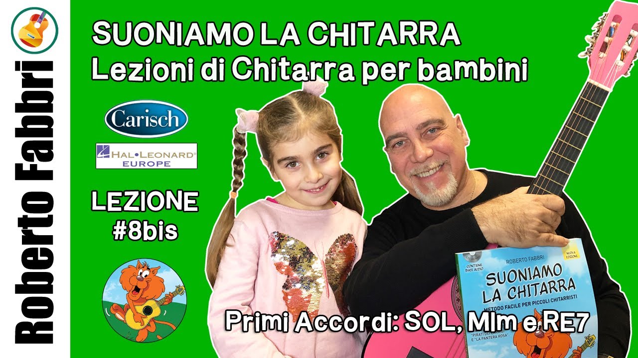 Lezione #8bis Primi Accordi : SOL, MIm e RE7 - Suoniamo la Chitarra di Roberto Fabbri