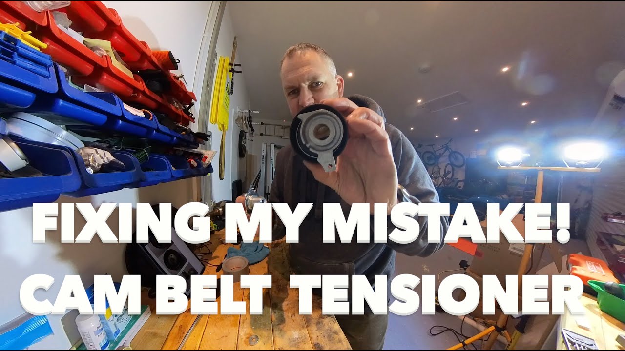Fixing my mistake - Caterham modification on the cam belt tensioner