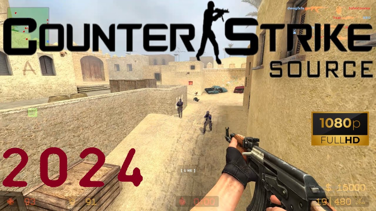 Counter-Strike: Source (2024) - Gameplay (PC HD) [1080p60FPS]