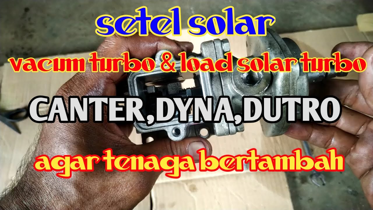 Setel solar turbo/vacum turbo (canter,dyna,dutro)