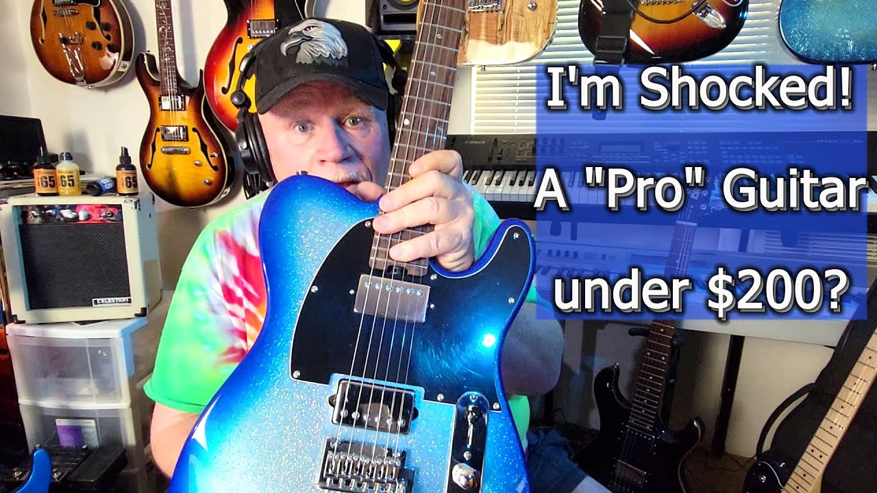 I'm Shocked! - This Pro Series Guitar Under $200 - Firefly FFTL (Blue Burst) - A Complete Review