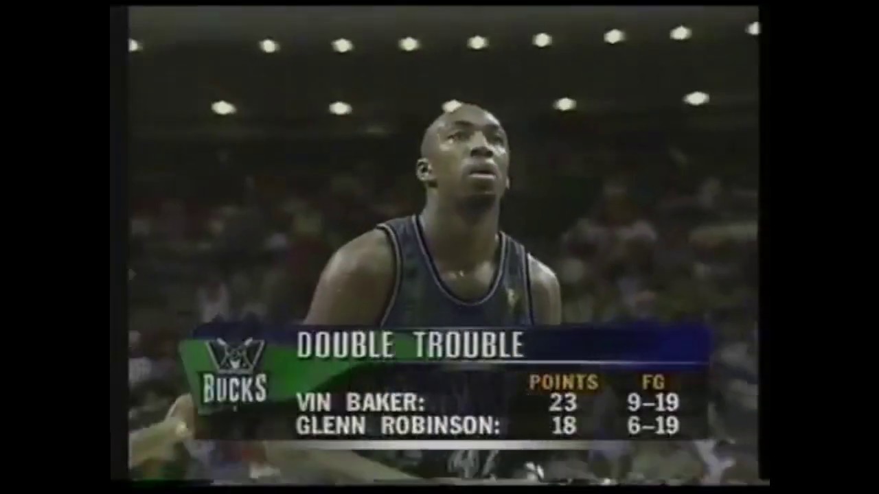 Vin Baker 30 Points @ Magic, 1996-97.