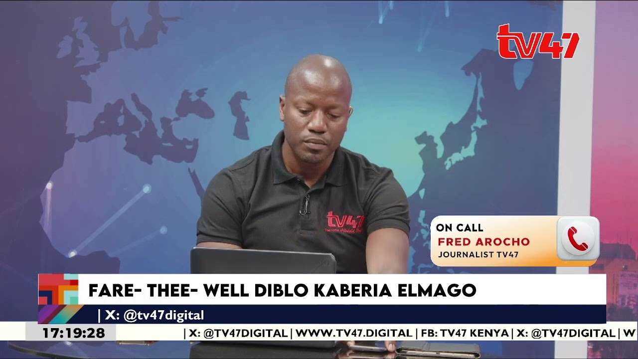 Fred Arocho gives an update at the funeral of the late Diblo Kaberia Elmago | Extravaganza