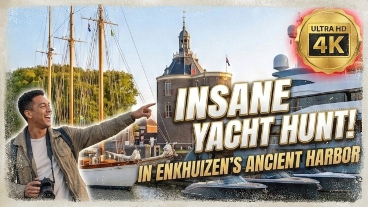 Enkhuizen Yacht Spotting: Incredible Ships & Luxury Yachts 🇳🇱