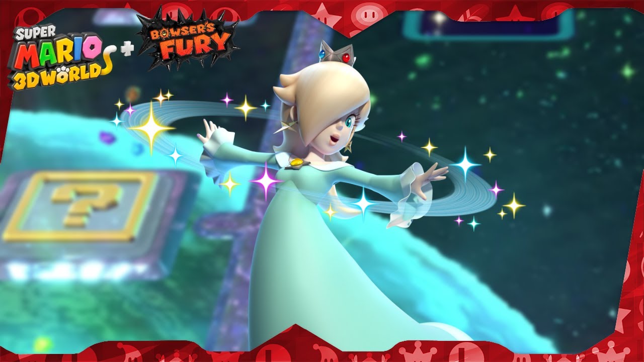 Super Mario 3D World для Switch ᴴᴰ | Грибной мир (все зелёные звёзды и марки) Соло Розалина