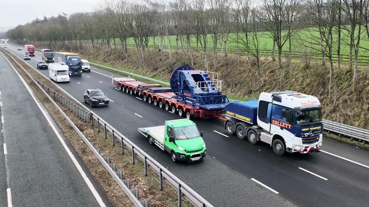 Uk truck spotting M6 #202 