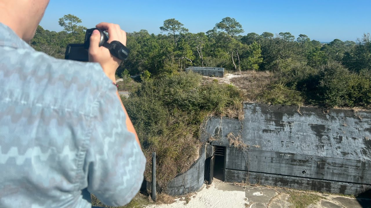Exploring Fort Pickens with Erica