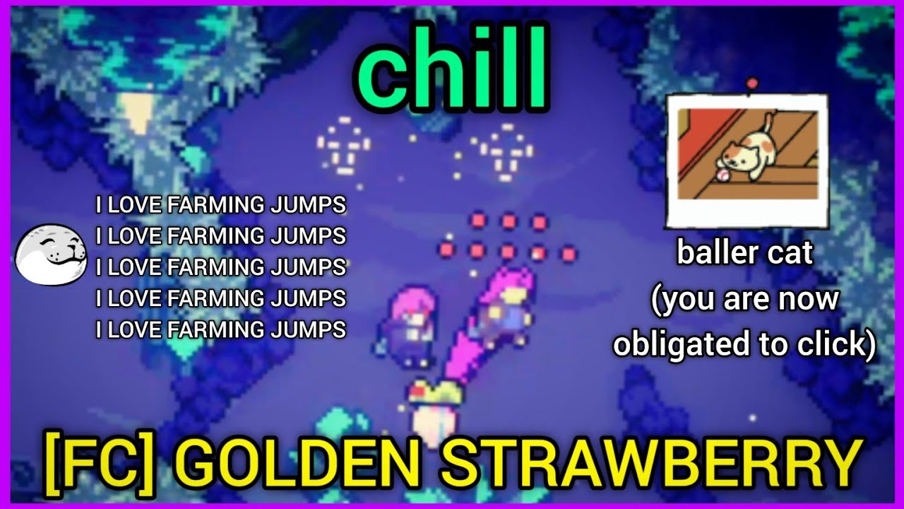 (not so) chill Full Clear Golden Strawberry | Celeste Mods