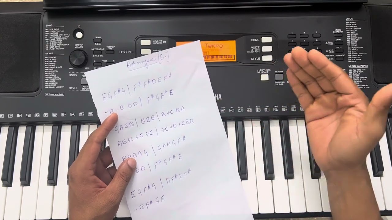 Basic level lesson no.8 | ಆಶ್ರಯವು ನೀನೆ ಯೆಸಯ್ಯ| ಕನ್ನಡದಲ್ಲಿ ಕೀಬೋರ್ಡ್ ಲೆಸೆನ್