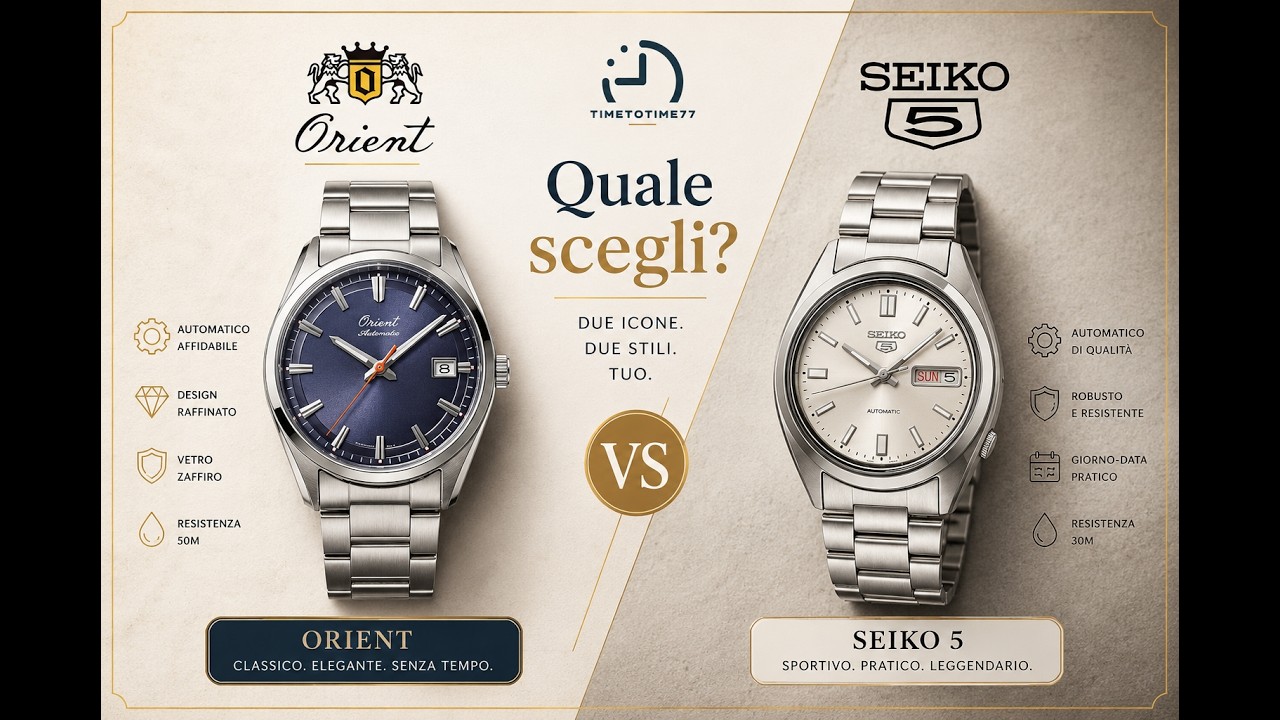 SEIKO vs ORIENT: meglio la qualità o la storia?