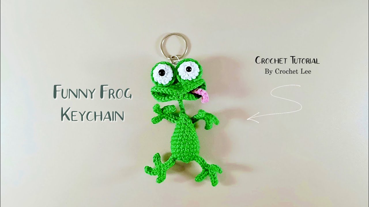 Crochet Cute Frog| Funny Frog Crochet Tutorial| Simple & Easy Crochet| Crochet Lee