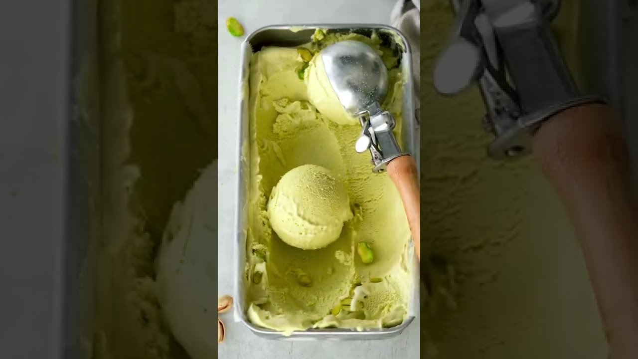 Vegan Pistachio Ice Cream 🍨 With just 6 main ingredients!
