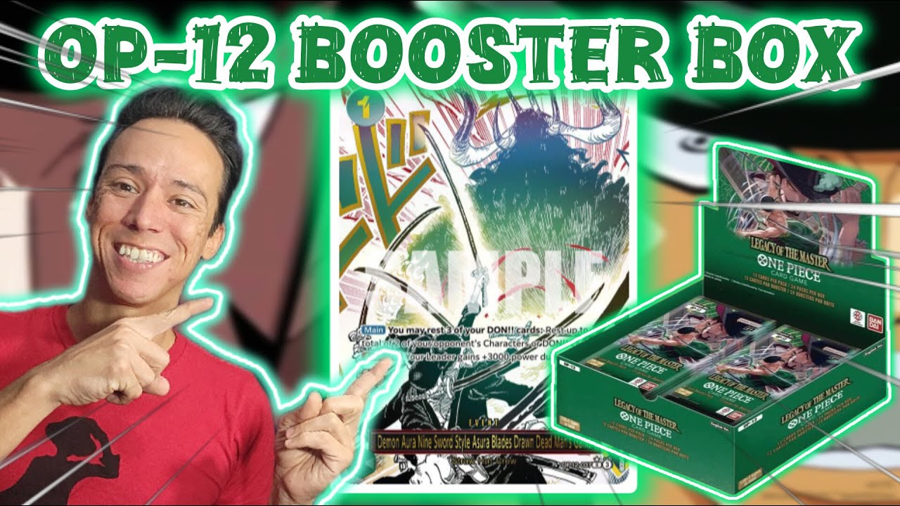 New One Piece Opening! OP-12 Legacy Of The Master Booster Box Opening! OPTCG OP12