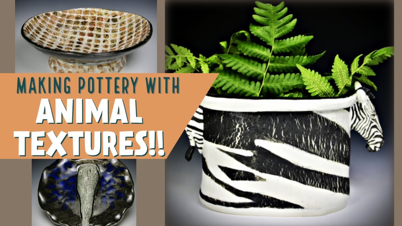 ANIMAL TEXTURES With Pottery - WELCOME TO THE JUNGLE BABY!