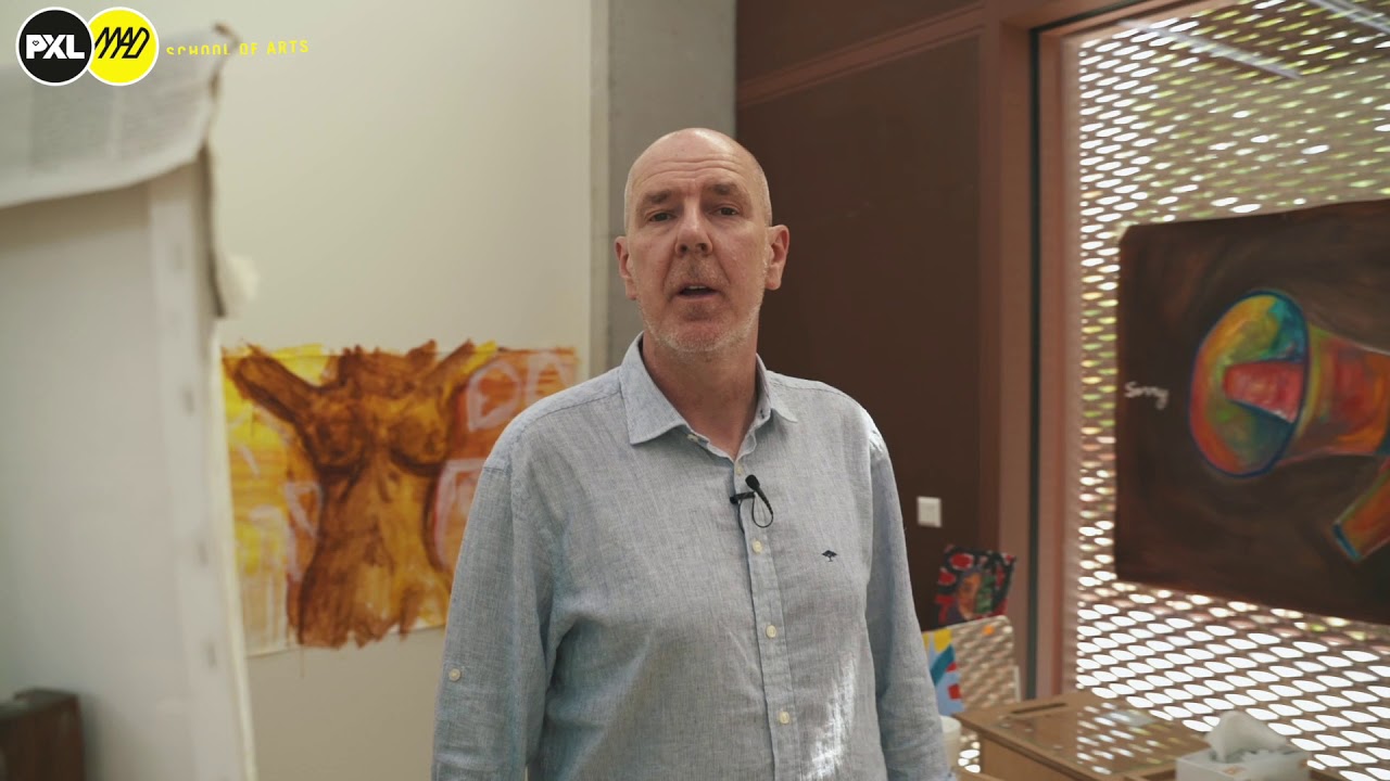PXL-MAD School of Arts voorstelling door departementshoofd Erwin Goegebeur