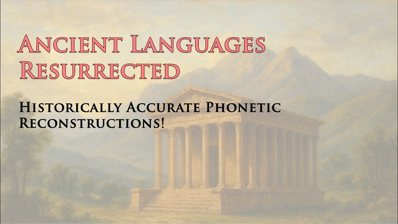 Ancient Languages Resurrected - Historically Accurate Phonetic Reconstructions! - Part 1