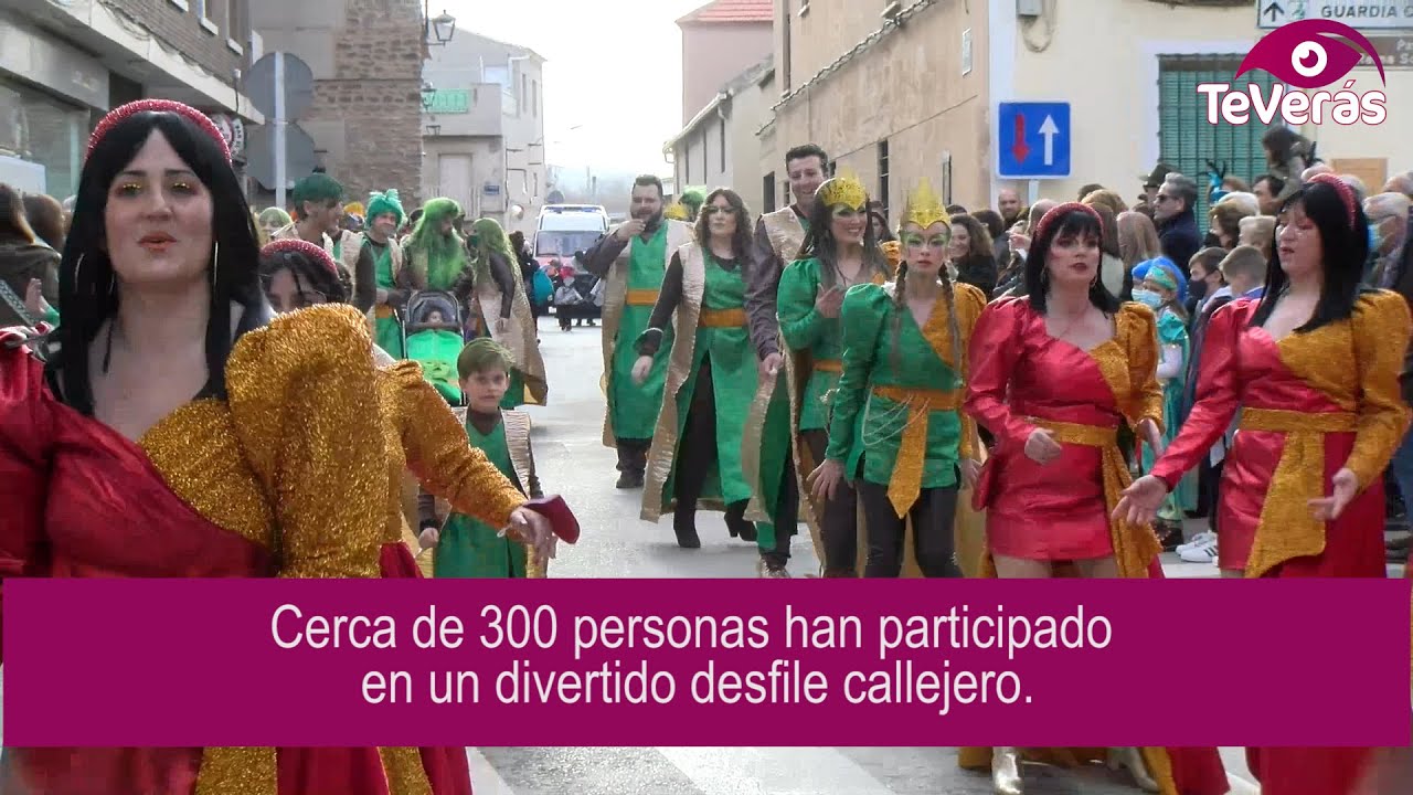 Calzada de Calatrava celebra su colorido y divertido desfile de Carnaval