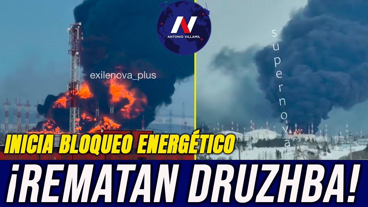 ¡Rematan el Druzhba! OTAN y Zelensky se ríen. Inició el bloqueo energético. Europa del lado de Kiev.