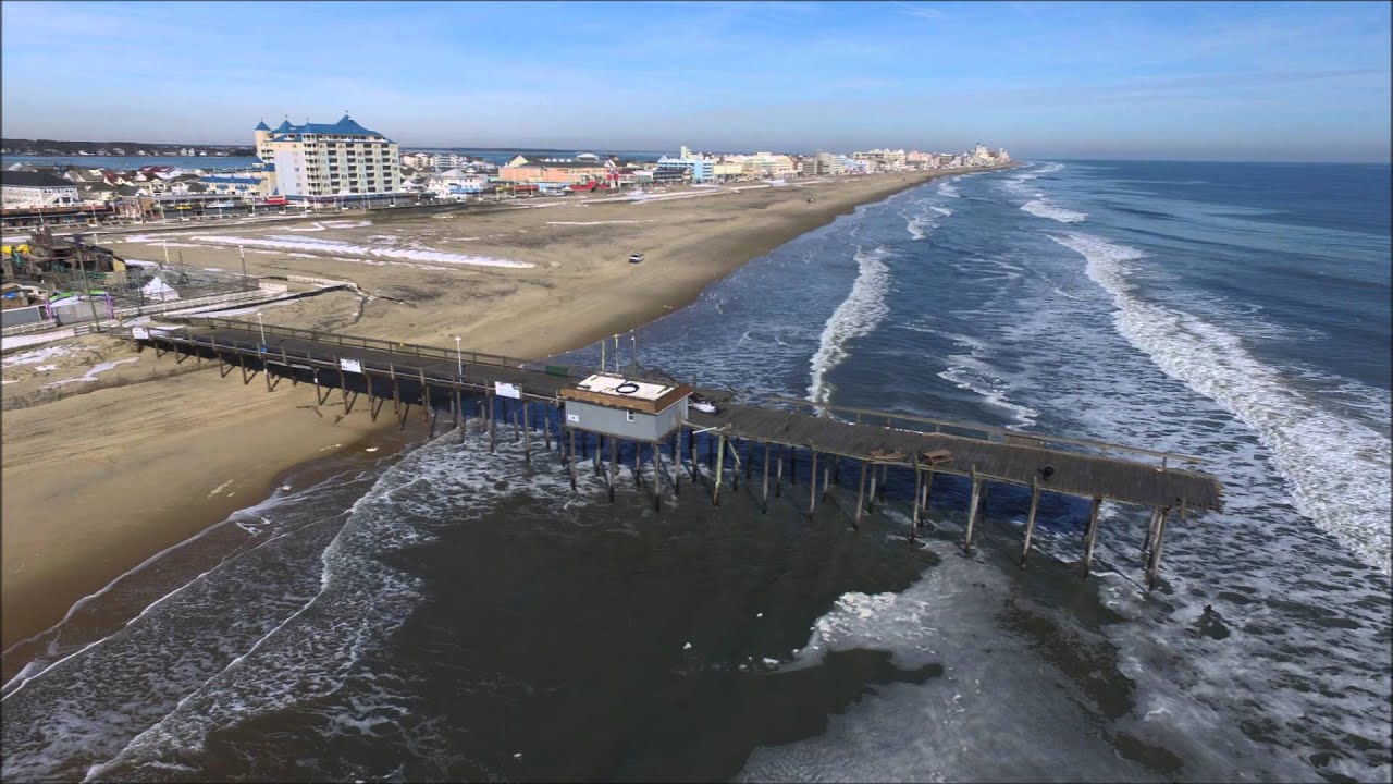 Aftermath of Winter Storm Jonas in Ocean City, MD