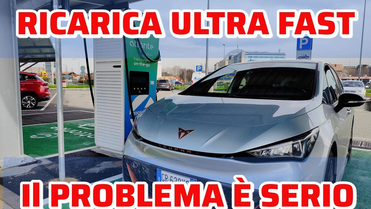 CUPRA BORN:  Test ricarica a colonnina ultra fast(HPC)...E' davvero sotto performante o no?