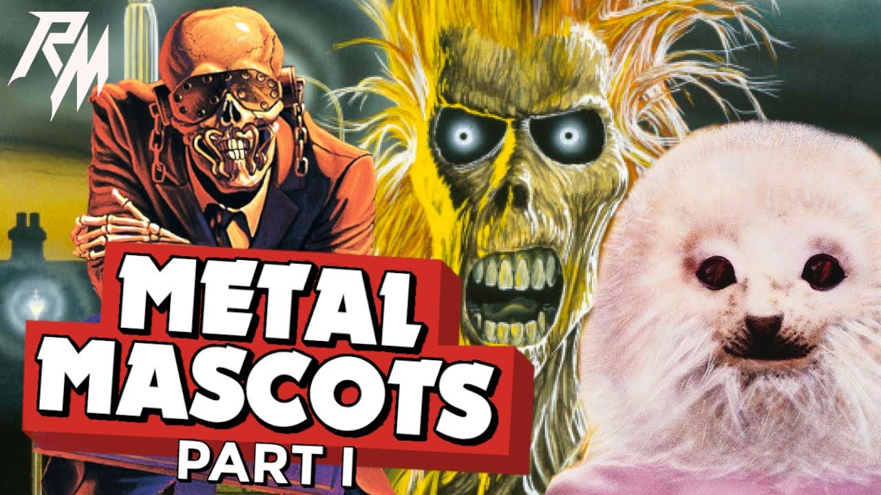 The Best Metal Mascots. (Eddie, Vic Rattlehead, Chaly, Snaggletooth, Murray & Manowarrior)