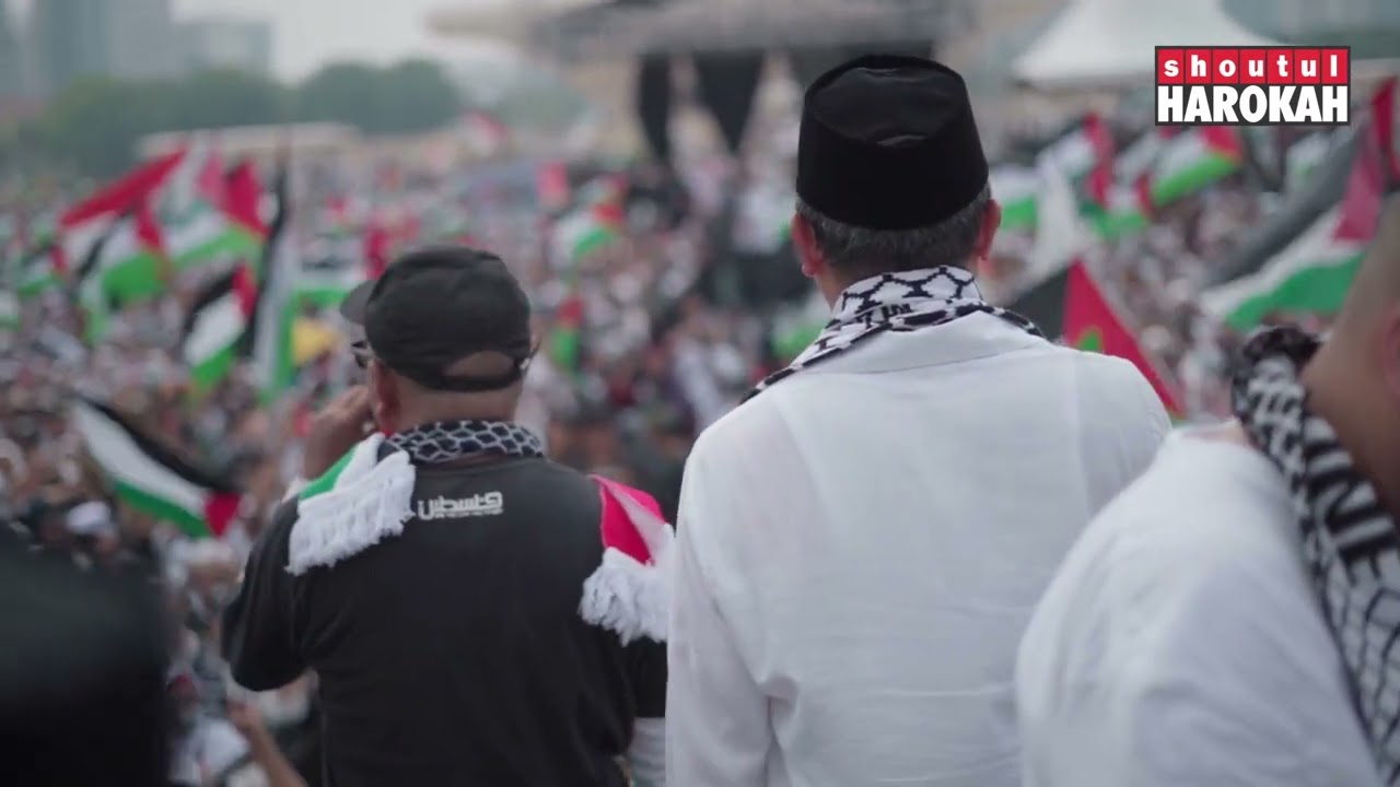 Shoutul Harokah - Merah Saga | Aksi Akbar Bela Palestina, Monas Jakarta 2023